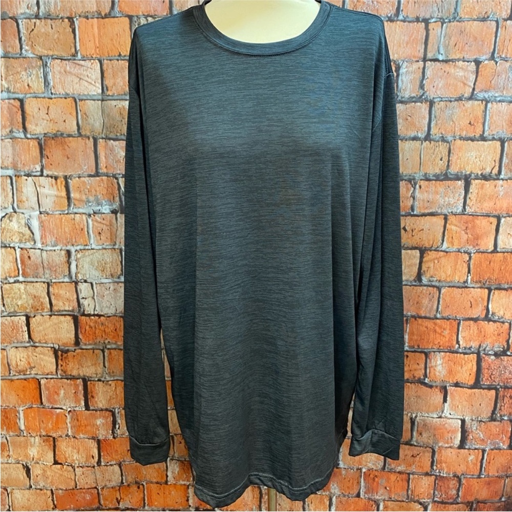 Zone Pro Men's Gray‎ Long Sleeve Dri-Fit Shirt